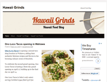 Tablet Screenshot of hawaiigrinds.com